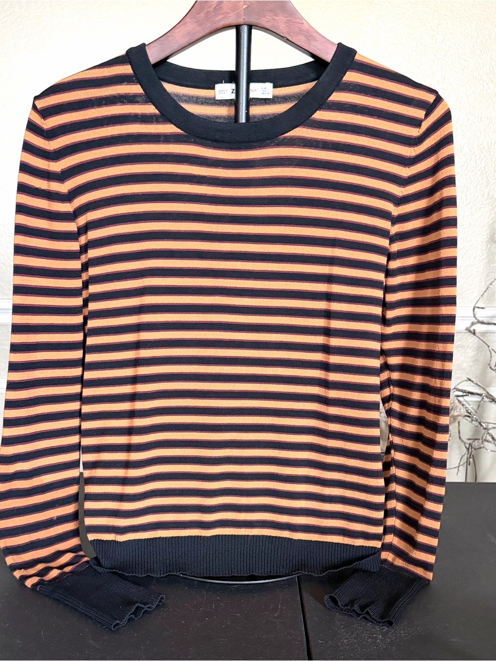 ZARA striped top size small/medium - Picture 3 of 8